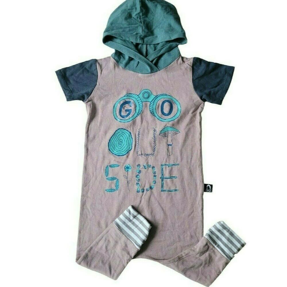 Rags Go Outside Hooded Romper